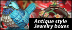 Antique style jewelry box